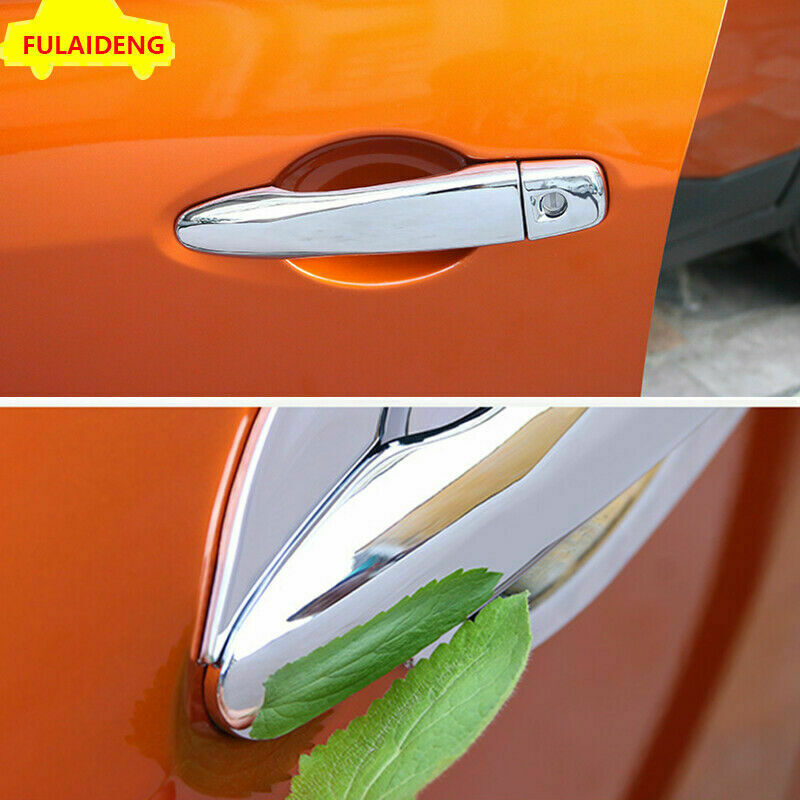 8P for Nissan Kicks 2017-2020 ABS Chrome Car Exterior Door Handle Cover Trim Set