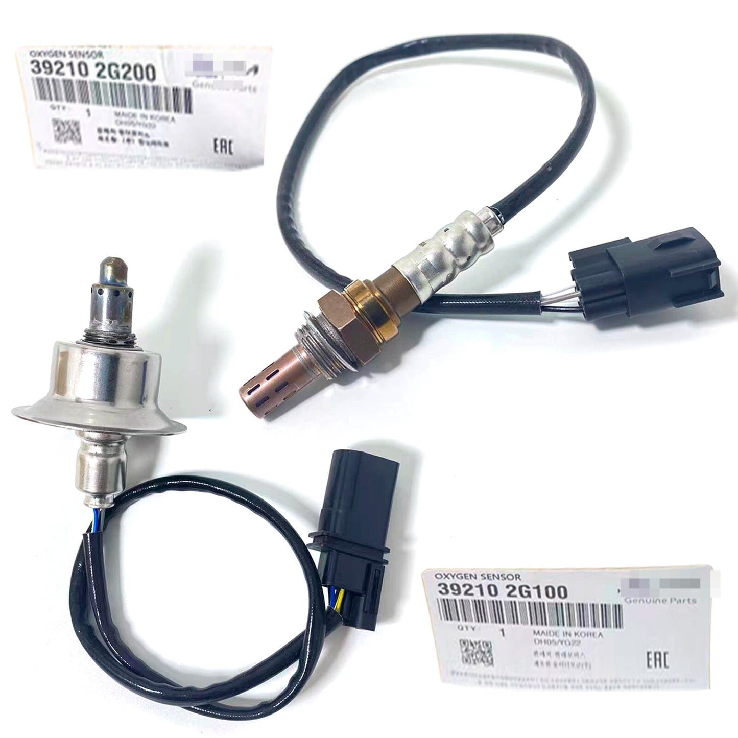 2pcs oxygen sensors upstream and downstream for Hyundai Santa Fe for Kia Sorento 2.4L