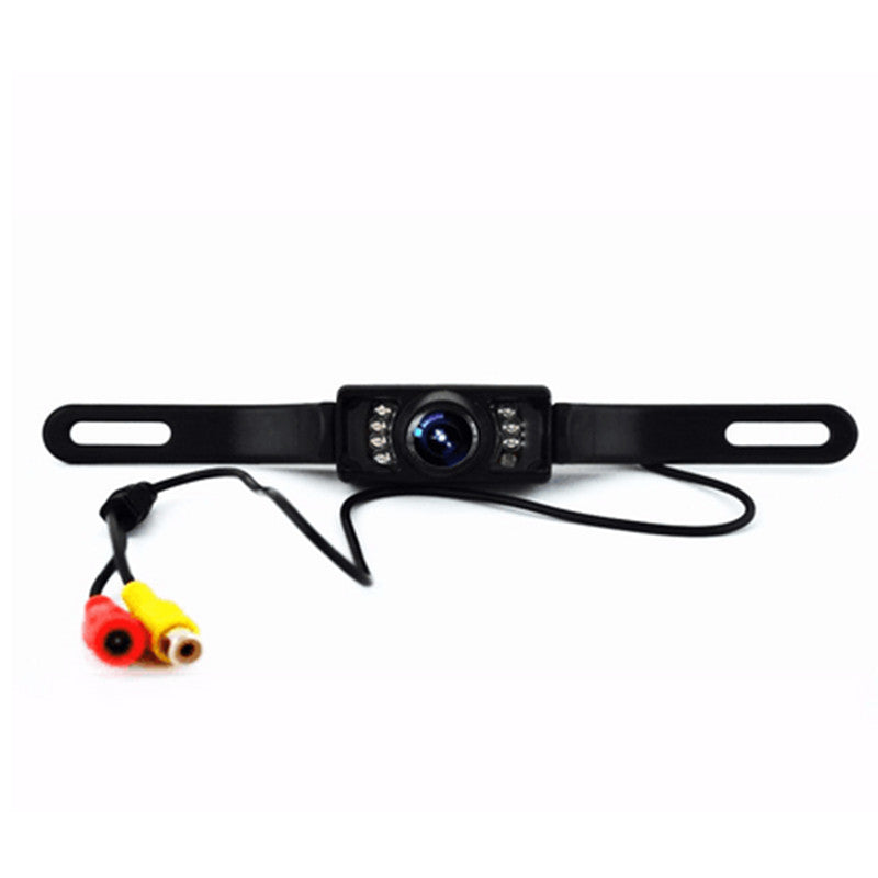 7LED Car License Plate Rear View Parking Reversing Backup Camera Night Vision