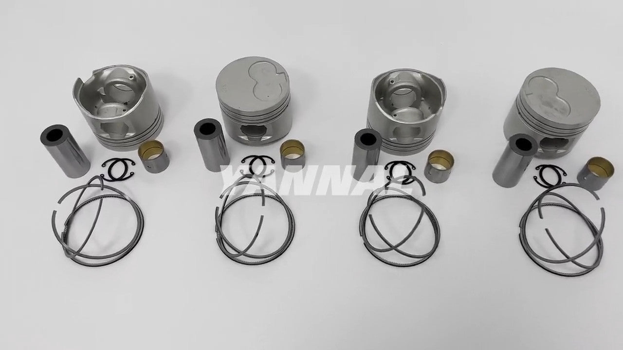 for Toyota 1KZ engine parts - piston with rings
