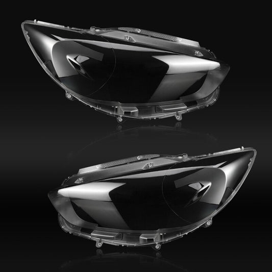 A pair of transparent headlight lens covers for Mazda CX-5 (2013-15)