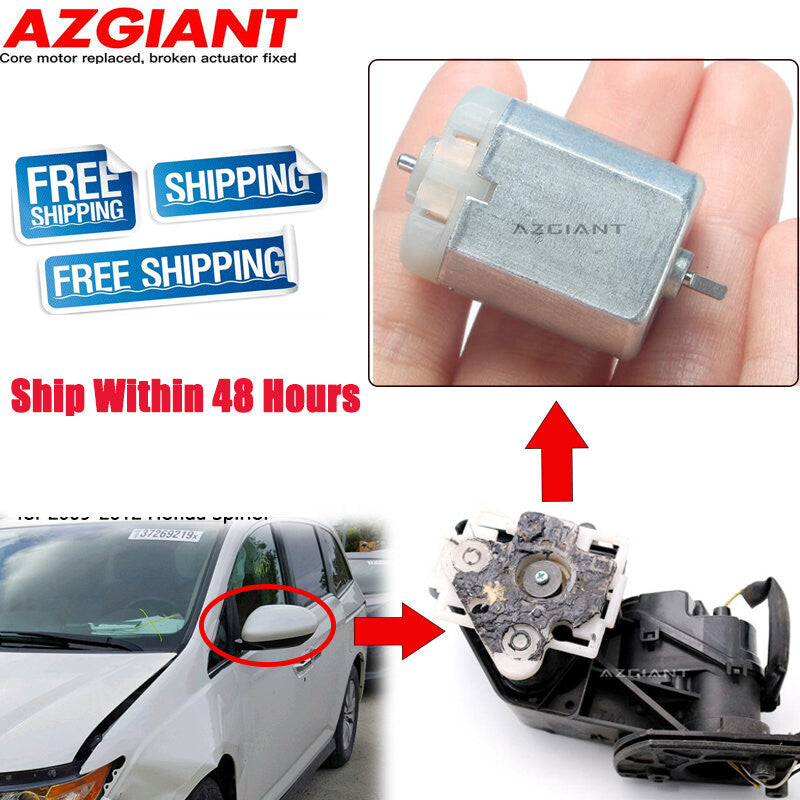 12-volt mass side mirror folding motor replacement part for Toyota Sequoia 2001-2007