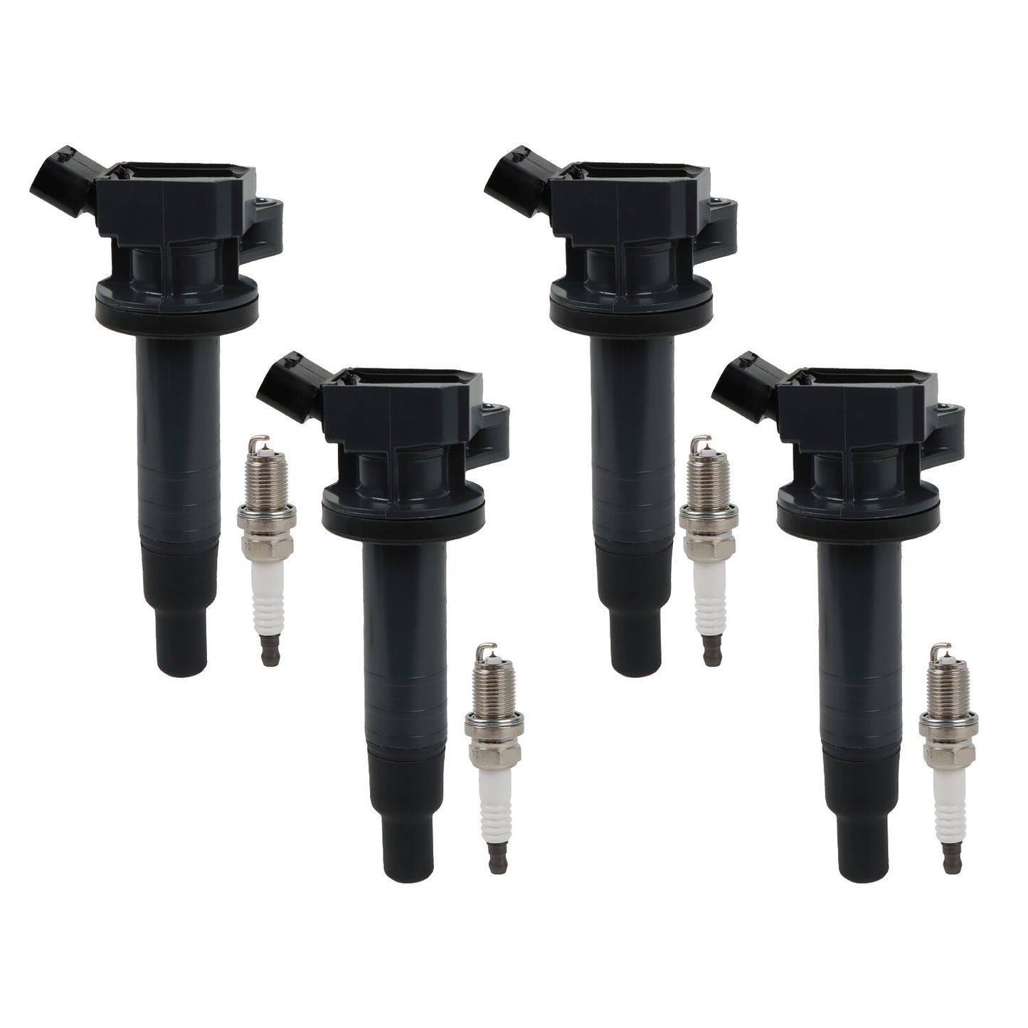 4x Ignition Coils + 4x Iridium Spark Plugs for Corolla for Toyota Matrix Celica00-08