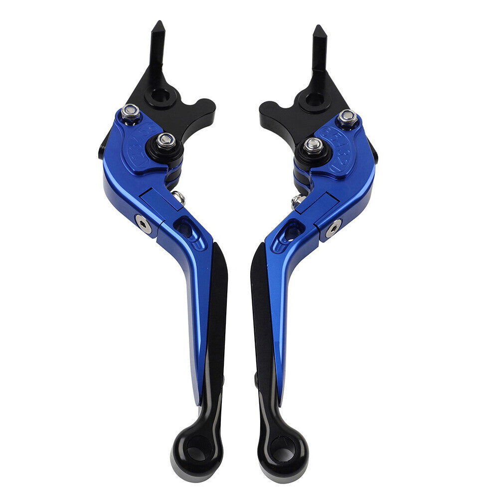 CNC Folding Extendable Brake Clutch Levers for Kawasaki Z900RS 18-22 ZX6R blue