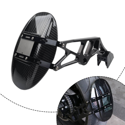 Carbon Fiber Rear Splash Mudguard w/Bracket for KAWASAKI Z1000/SX 2014-20 19