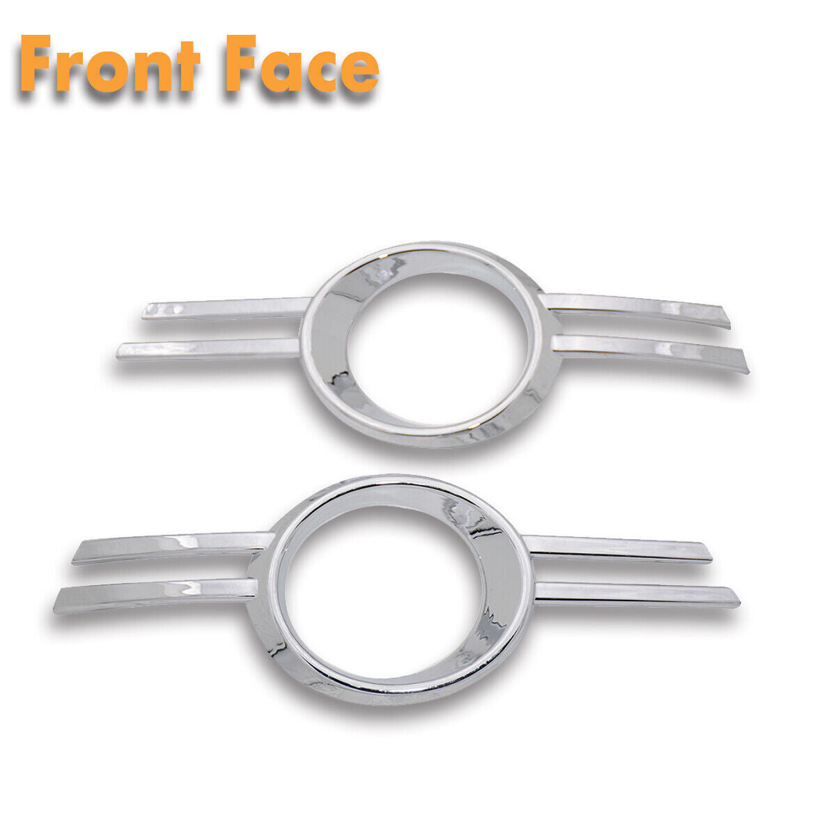 2x Fog Light Cover Chrome Molding for Mercedes Benz C-Class W204 C200 2007-2011