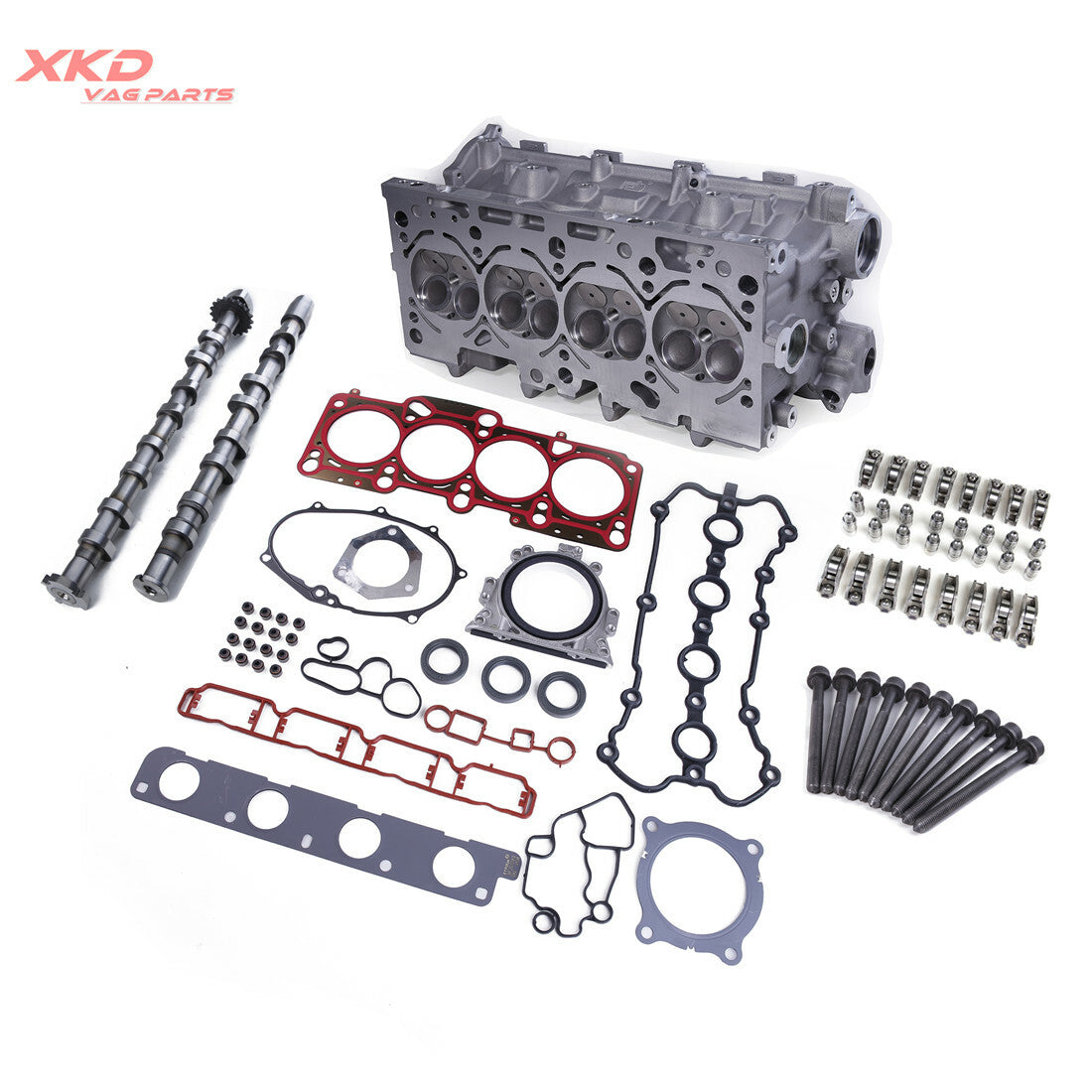 2.0T Cylinder Head, Camshaft, and Engine Gasket Kit for Volkswagen EOS and for Audi A4 (BPG, BWT, BPY)