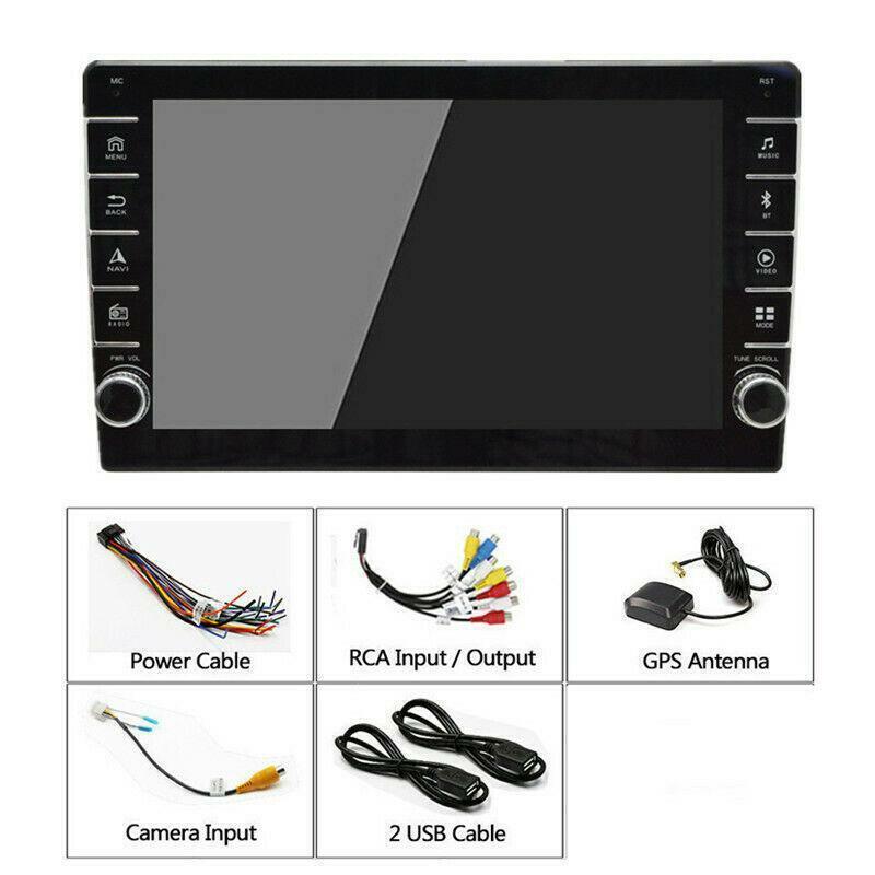 9in Android Car Stereo FM/AM Radio Receiver Button Knob GPS Navigation Bluetooth