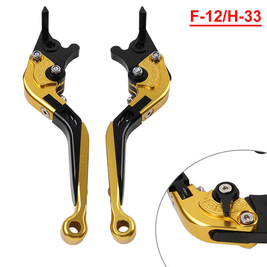 CNC Folding Extendable Brake Clutch Levers for Honda VFR1200/F 2010-2014 Gold