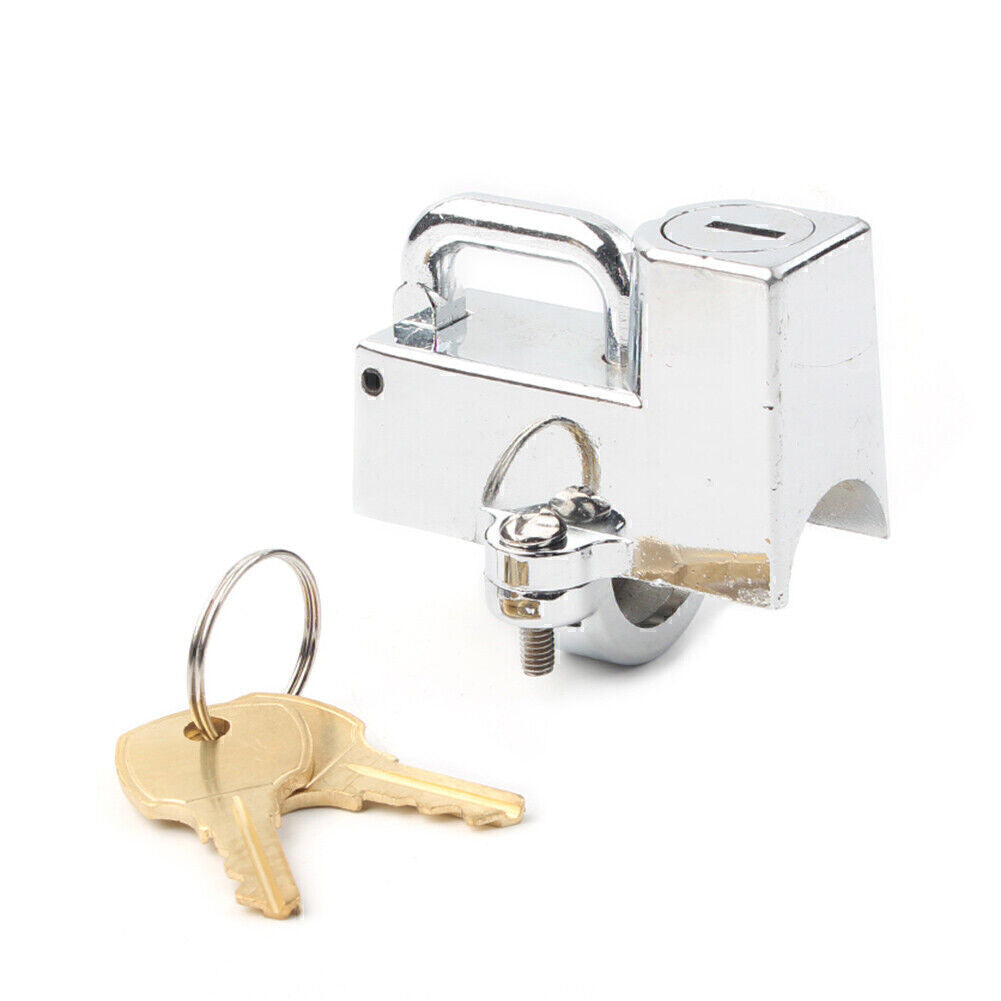 Motorcycle Anti-theft Helmet Lock Security For 7/8'' 22mm Handlebar Universal