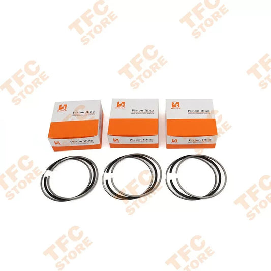New Piston Rings Set For Yanmar 3TNC80 Engine STD 3 Cylinders 80mm2+2+4