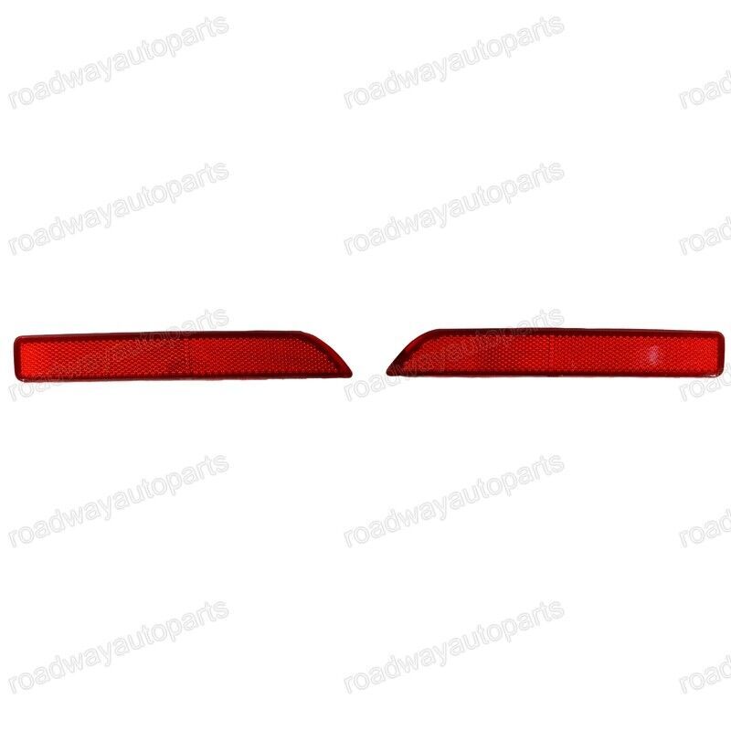 Rear LEFT RIGHT Red Bumper Light Reflector Fit for NISSAN Murano 2015-2021 2X