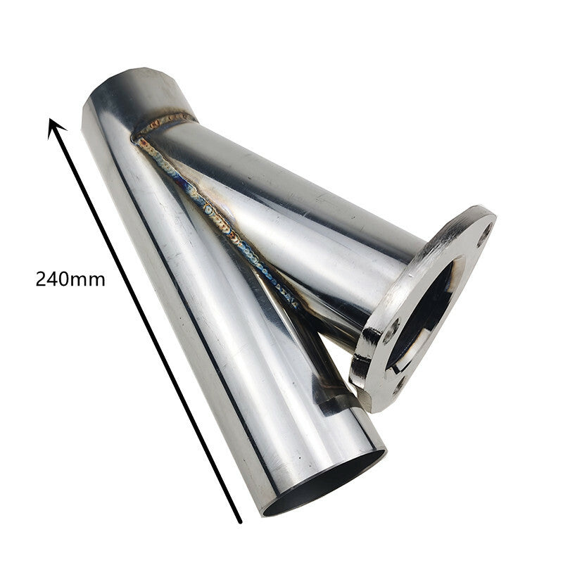 2.5-inch/2.5-inch stainless steel exhaust pipe, exhaust Y-pipe seal and flange gasket