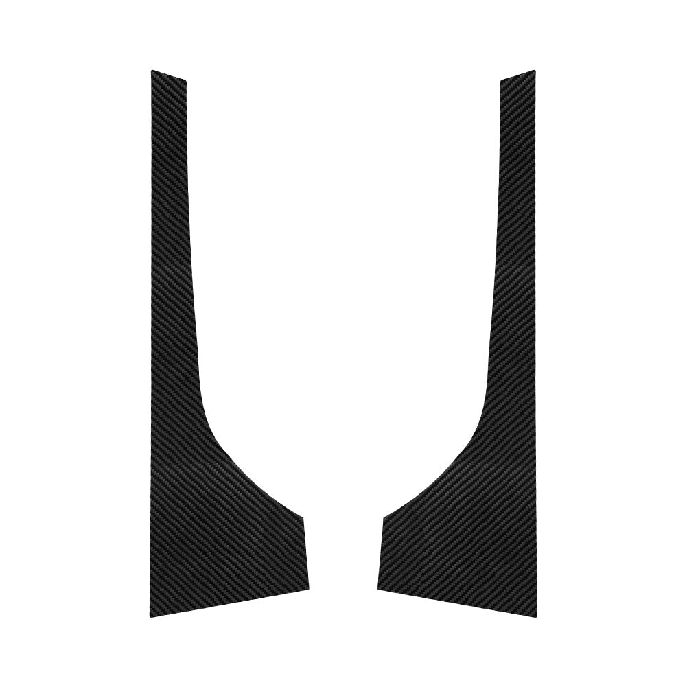 2X Carbon Fiber Front Door Panel Cover Trim for Honda Ridgeline 2017-2020