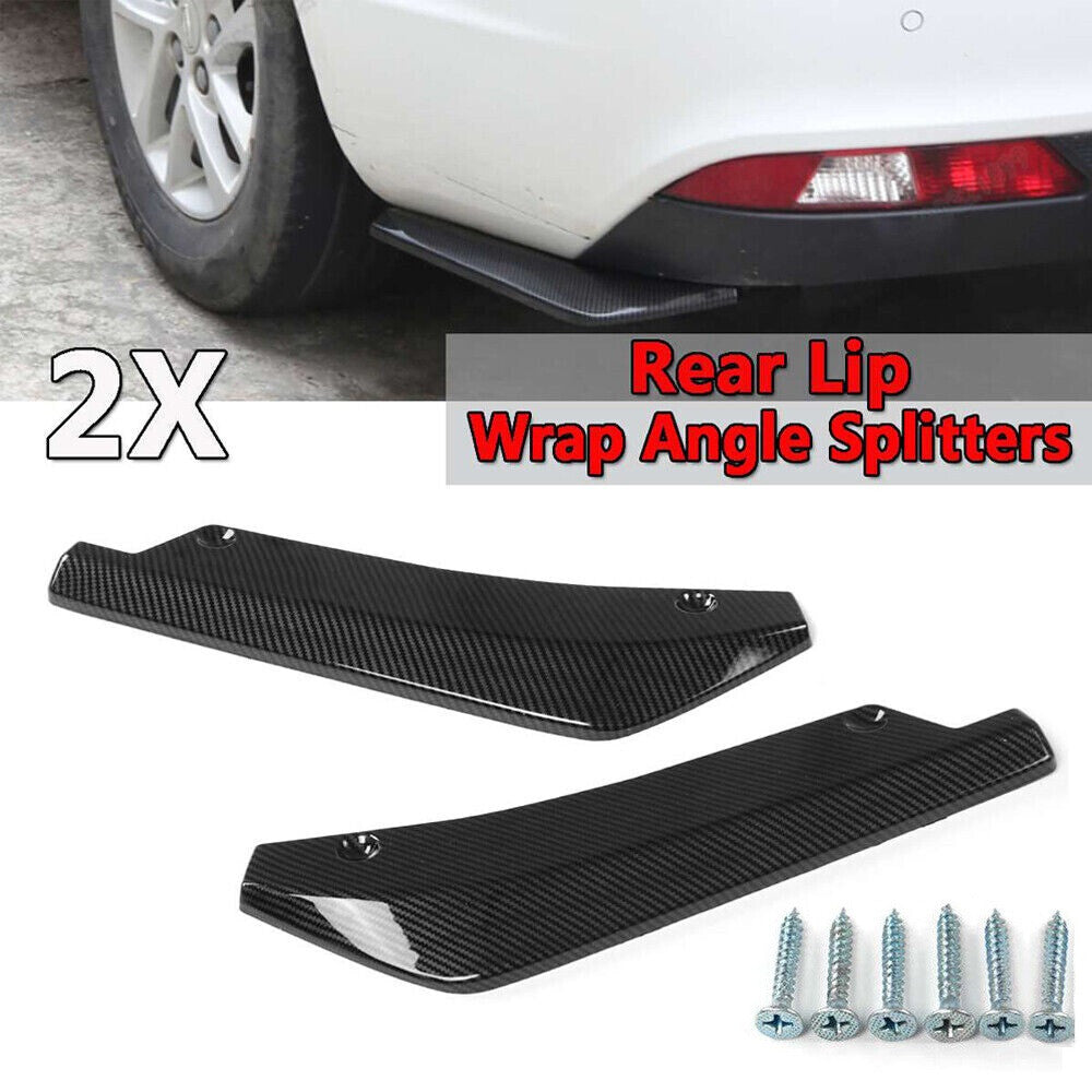 Carbon Fiber for Dodge Car Rear Bumper Lip Diffuser Splitter Canard Protector