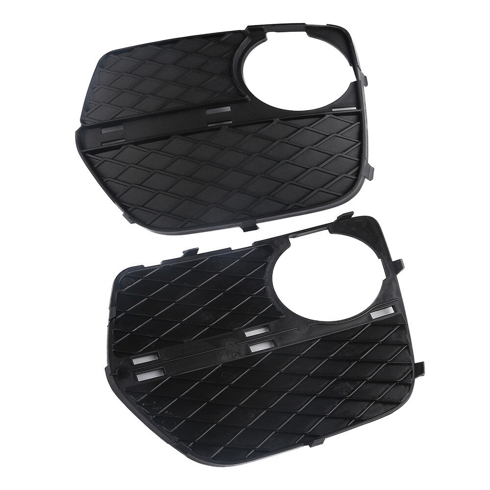 2pcs Front Bumper Fog Light Closed Grid Grilles for BMW X6 E71 2012-2014 LH + RH