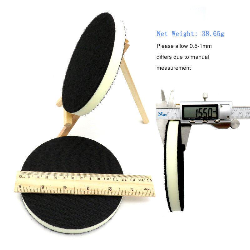 5-inch hook and loop soft sponge cushion, interface cushioning pad, soft sand pad