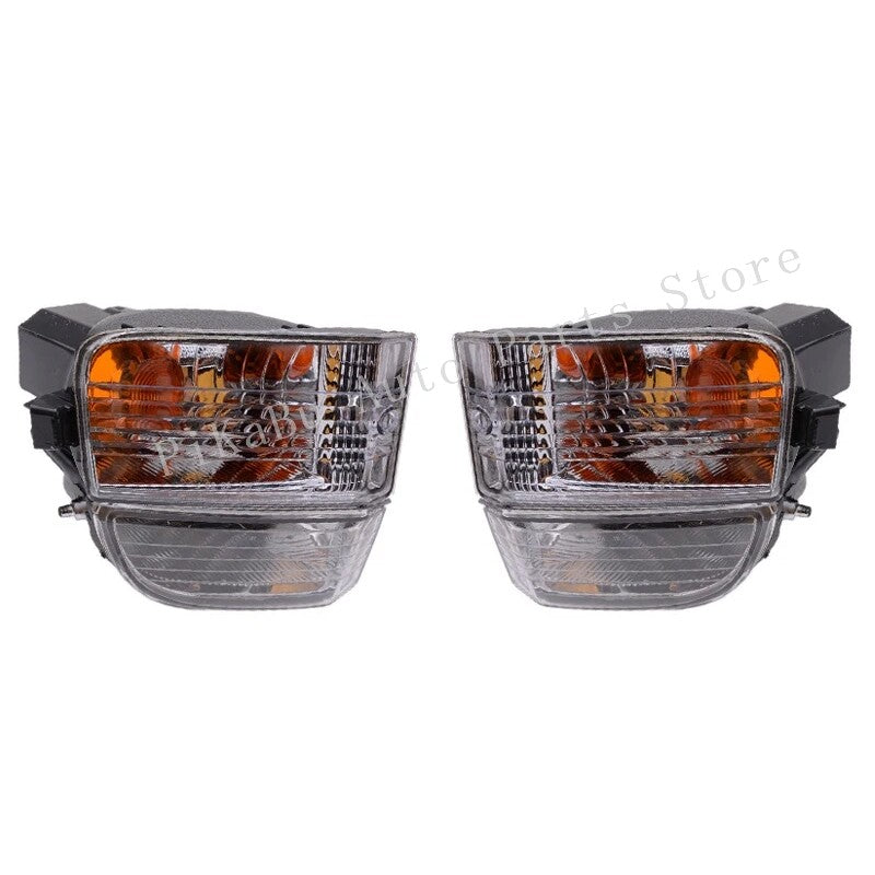 4Pcs Front FogLight Housing Driving Lamp FogLamp for Toyota RAV4 2001-2003