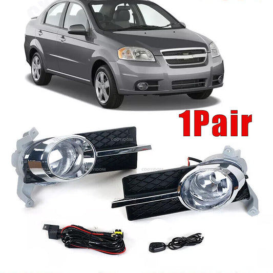Front Fog light Fog Lamp Cover Bezel for Chevrolet Aveo sedan/Lova 2007-10 1 set