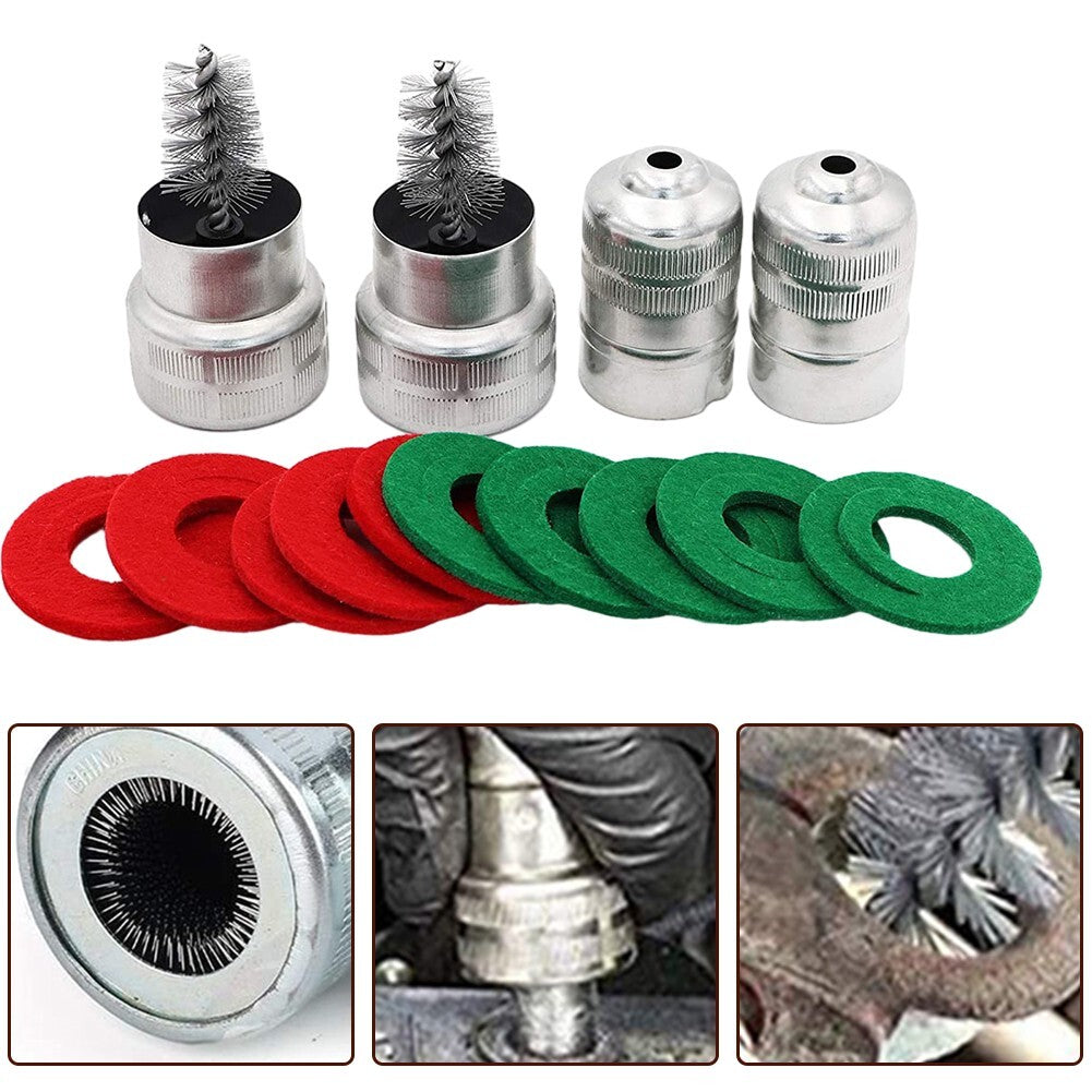 Battery Terminal Post Cable Cleaning Brush Cleaner with Anti Corrosion Washers