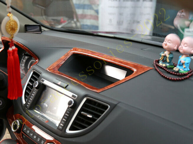 18P Peach Wood Grain Car Interior Kit Cover Decorat for Honda CR-V CRV 2012-2016
