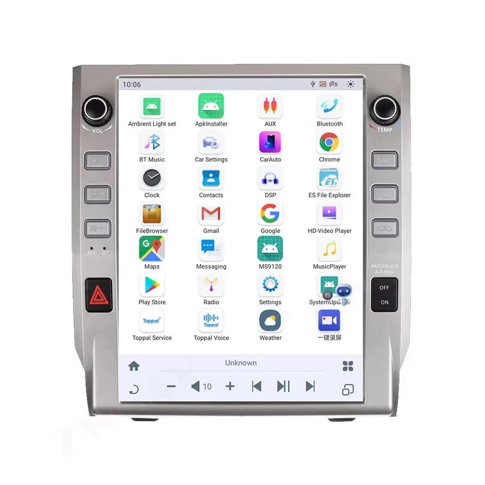 13 for Tesla Style Carplay Android Car Stereo Gps Radio for Toyota Tundra 2014-2021
