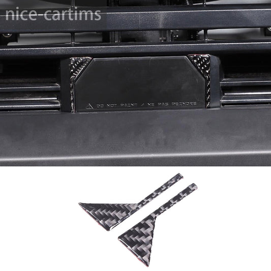 For Toyot@ Tundr@ 2022-23 Trailer Hitch Hook Panel Trim Accessories Carbon Fiber