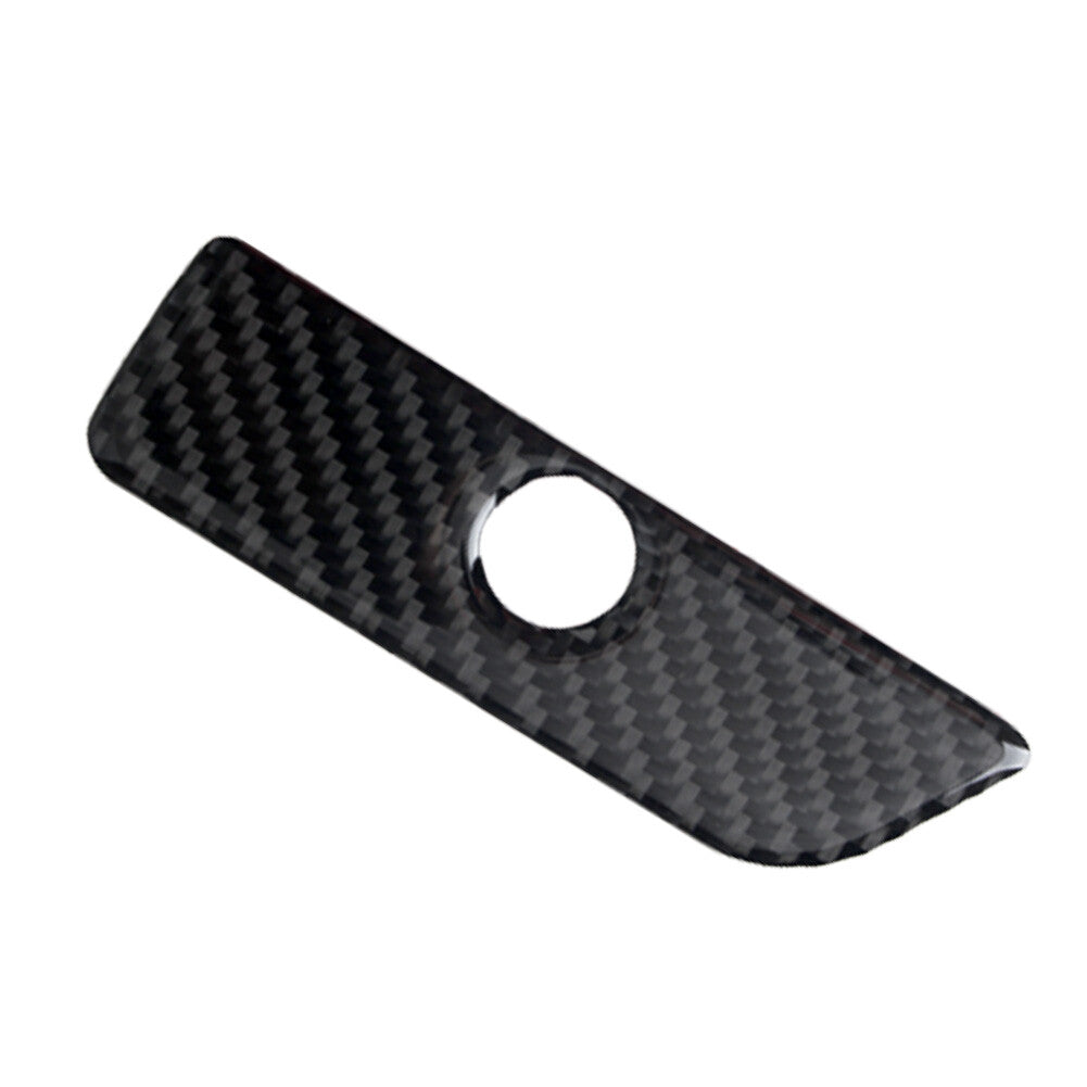 Carbon Fiber Storage Box Handle Cover Trim Sticker for Ford Explorer 2013-2019