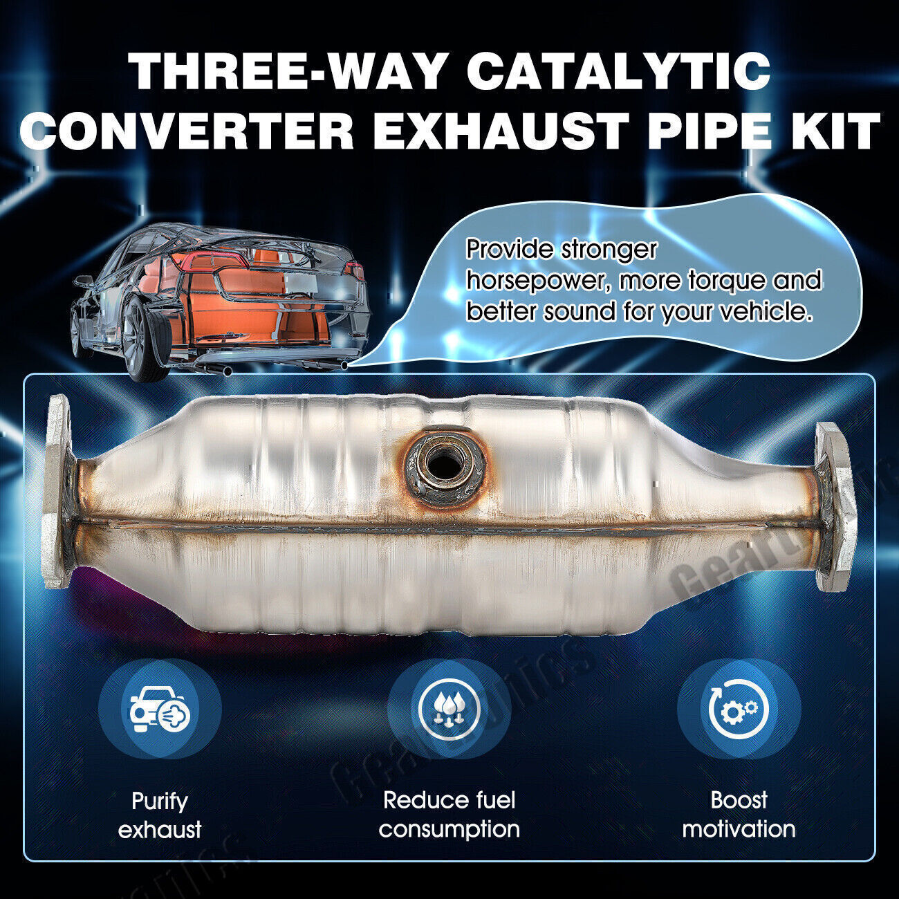 Fit for Honda Accord DX/EX/LX 1998 1999 2000 2001 2002 Catalytic Converter 2.3L