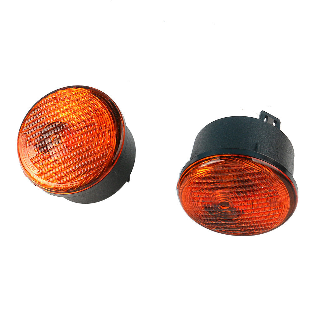 2Pcs For 2007-2013 for Jeep for Wrangler Front Turn Signal Light Driver Passenger Side