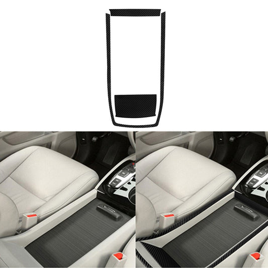 Carbon Fiber Floor Console Outer Frame Cover Trim for Honda Ridgeline 2017-2020