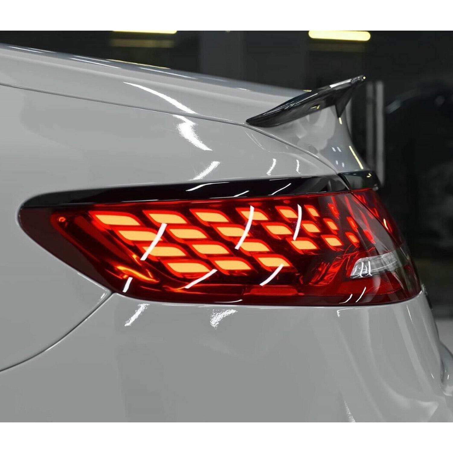 4Pcs OLED Taillights Rear Lights Lamp Kit for Mercedes-Benz C217 2020 S-Class