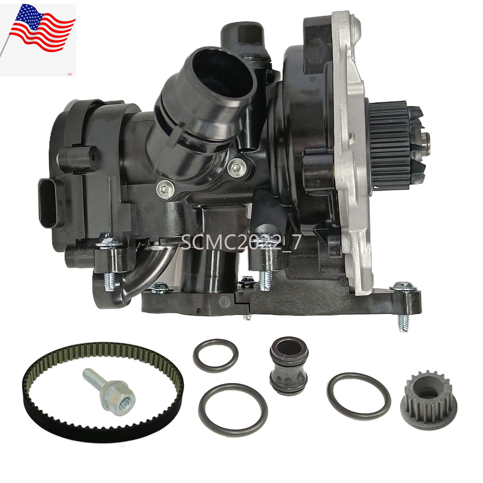 3rd Gen Water Pump Thermostat Housing Assembly for VW for Golf for Passat for Tiguan for AUDI A3