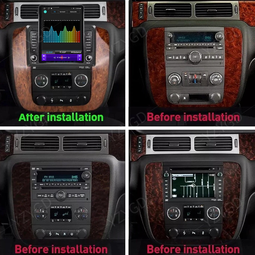 Android Auto Carplay Car Stereo Radio for Chevrolet Express Pasajeros GPS Screen