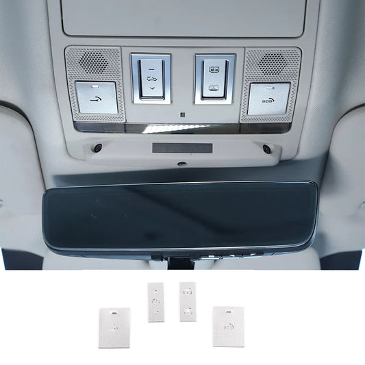 for Land Rover for Defender 2020+ Alloy Sunroof Switch Button Decoration Stickers