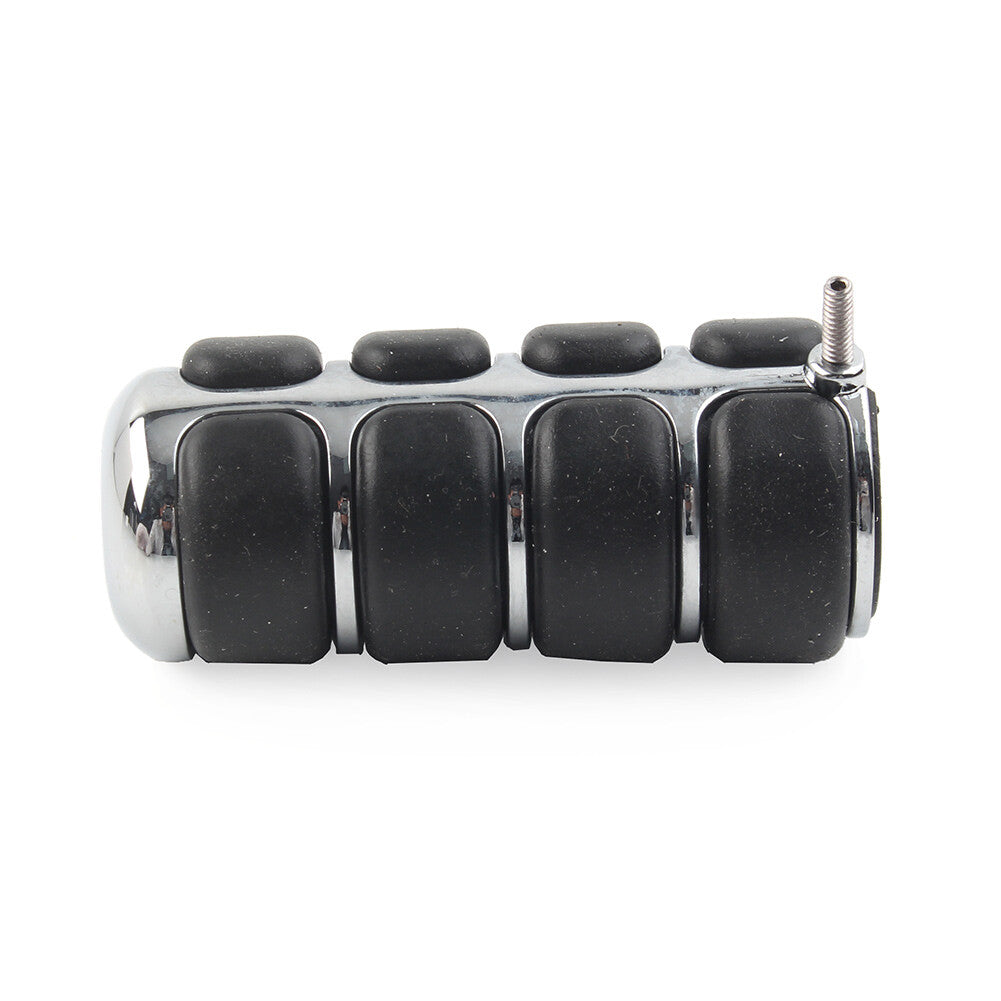 Round Gear Shift Brake Lever Peg Toe Heel Pedal Cover Fit for Yamaha V-Star Raider
