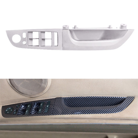 Inner Window Lift Panel Switch Cover RHD Fit for BMW 3 Series E90 2005-2012 Gray Car