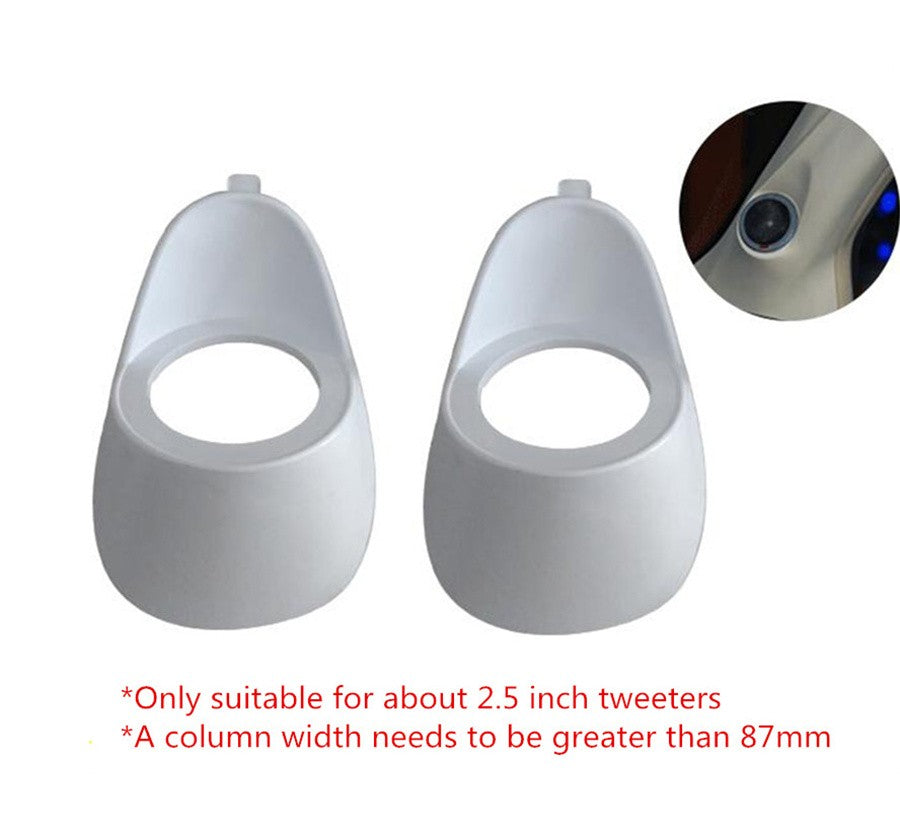 2PCS Car Audio A Column Tweeter Plastic Mold Base Two-way Inverted Mold Bracket