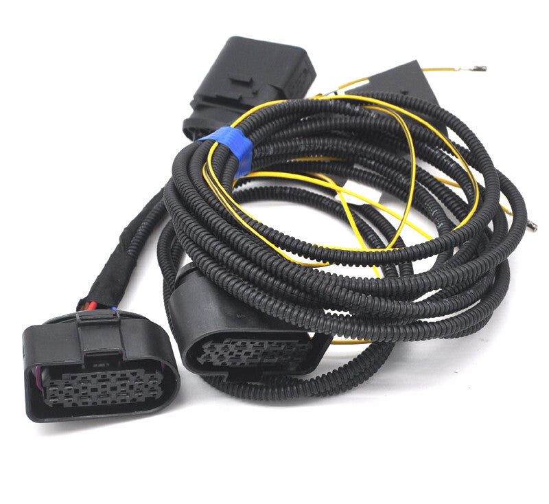 HALOGEN TO BI XENON HEADLIGHT LED DRL ADAPTER HARNESS LOOM for VW for Golf 7 MK7