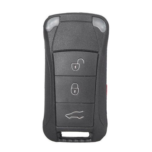 Remote Key Shell Fob Case Cover 3 Buttons for Porsche for Cayenne 2003-2011 Car