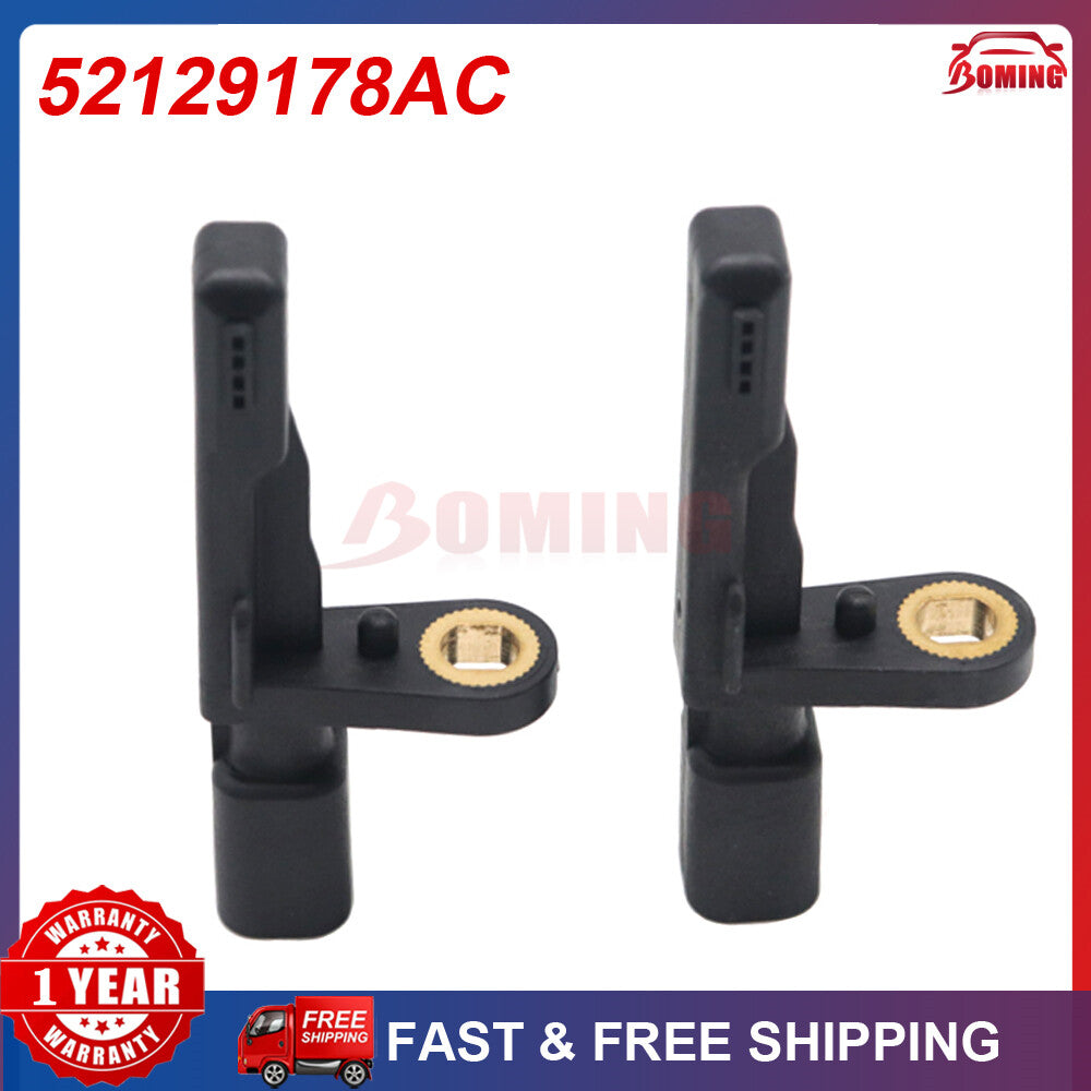 Set of 2pcs Rear Left or Right New ABS Speed Sensor 52129178AC for Jeep Liberty