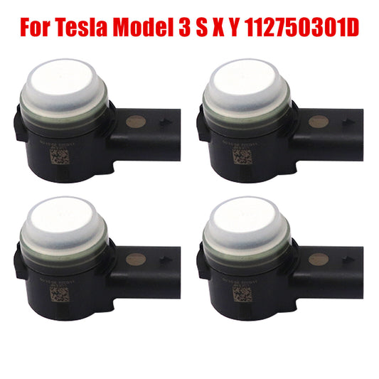 4PCS Fits for Tesla Model 3 S X Y Bumper Parking Ultrasonic PDC Sensor 112750301D