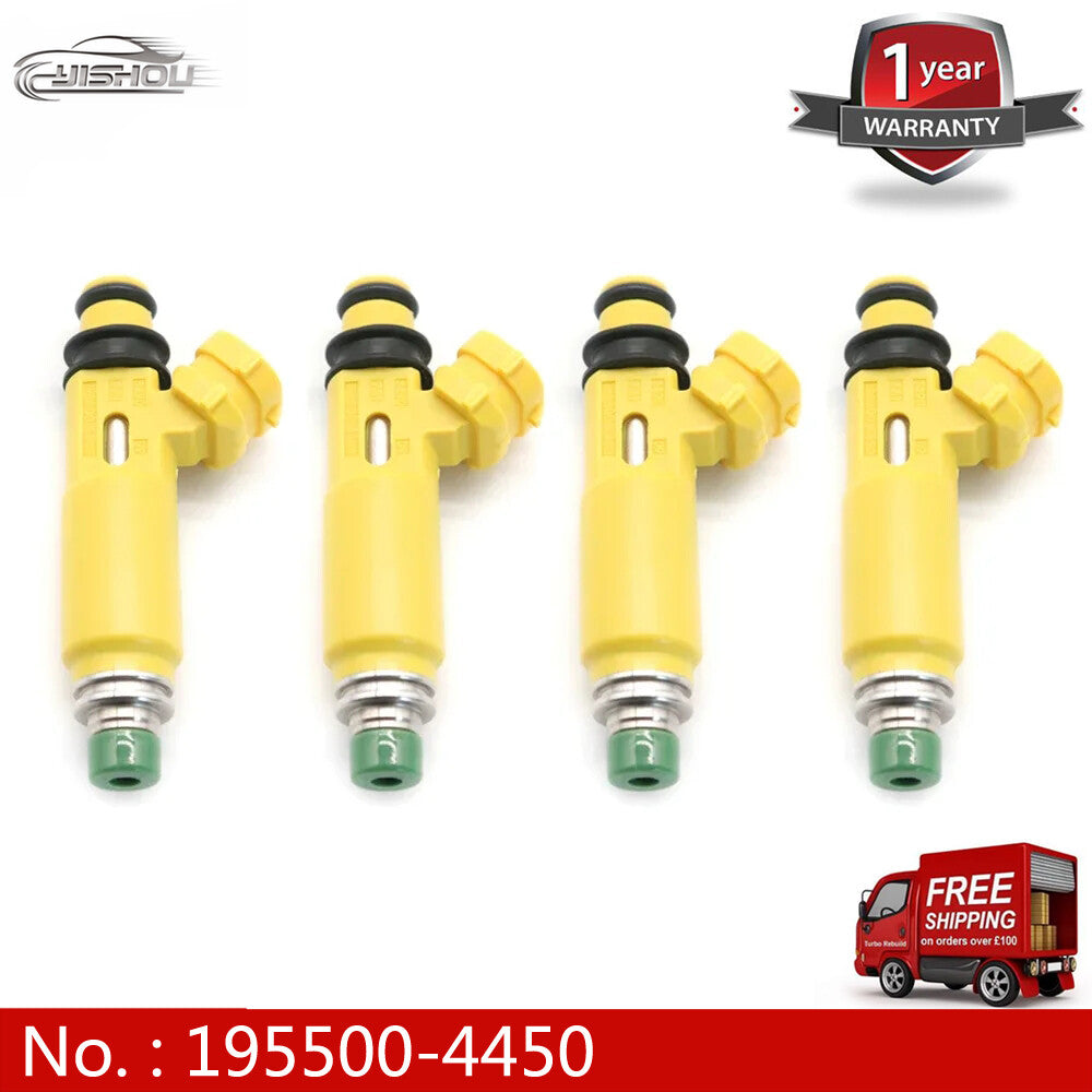 4-pack of 195500-4450 fuel injectors suitable for 2004-08 for Mazda RX-8 1.3L 1308CC R2 FJ797