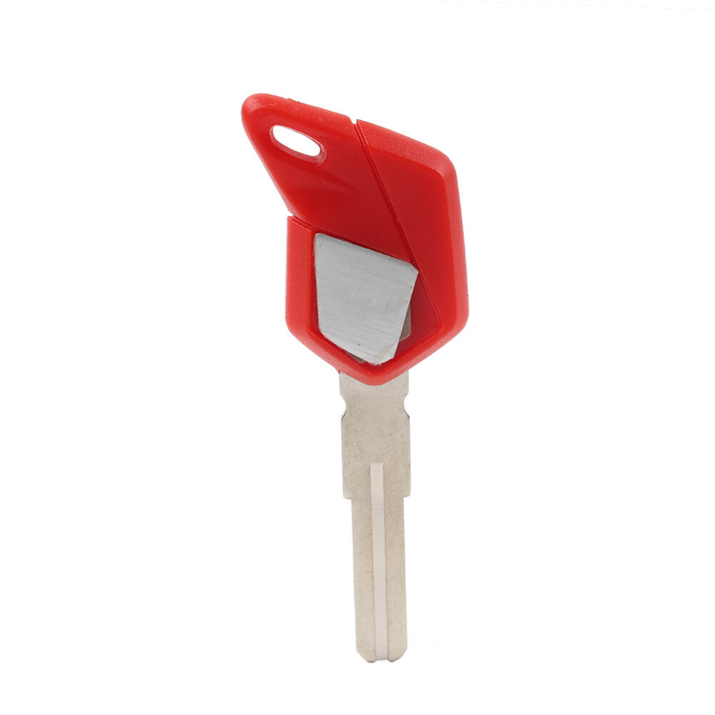 1pcs Uncut Blade Blank Key Red For MV Agusta F4 1000 Brutale 920 990 1090