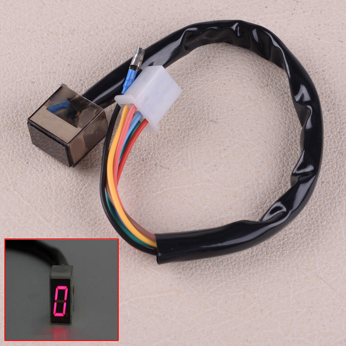 Motorcycle Gauge Shift Lever Digital Gear Indicator Lever Sensor LED Display