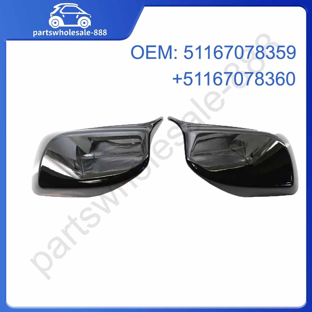 M Style Carbon Fiber Side Mirror Cover for BMW E60 E61 E61 E63 E64 2003-2007