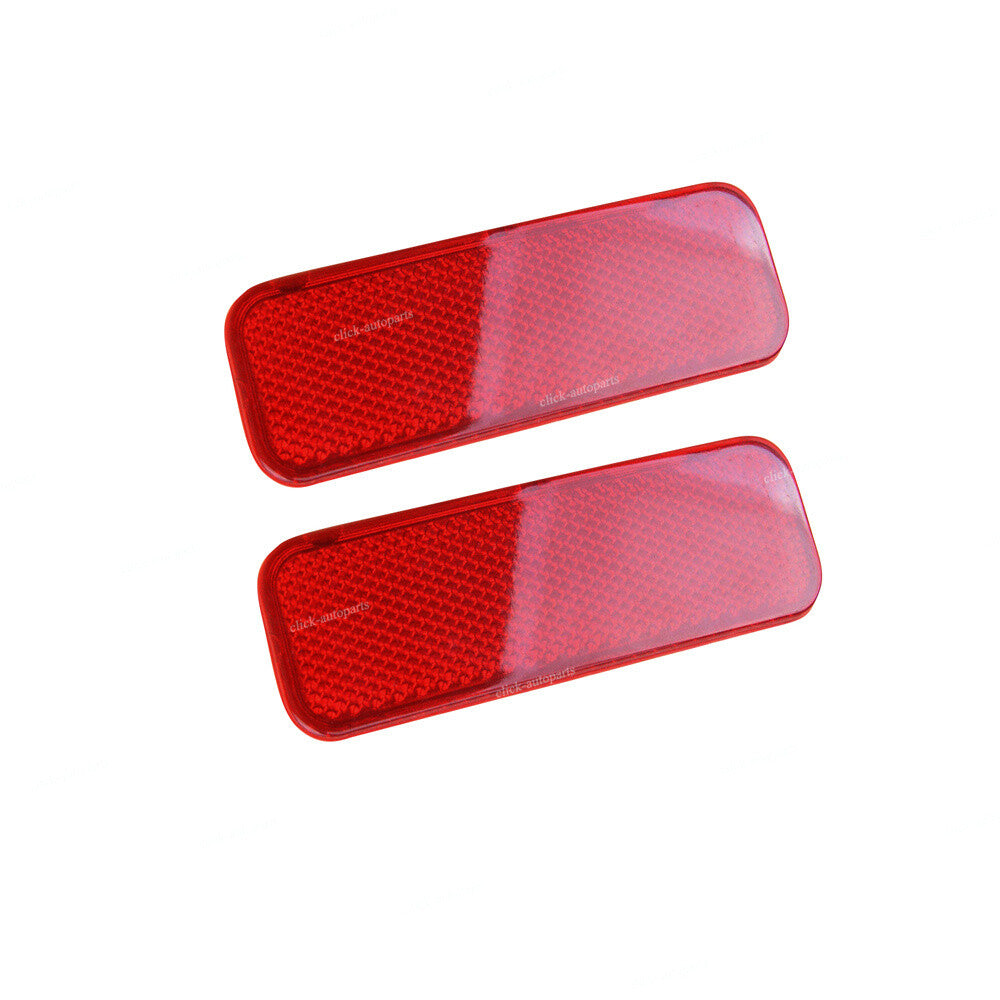 Pair Rear Bumper Reflector Light Lamp Lens for Ford Transit Van 2014-UP L+R