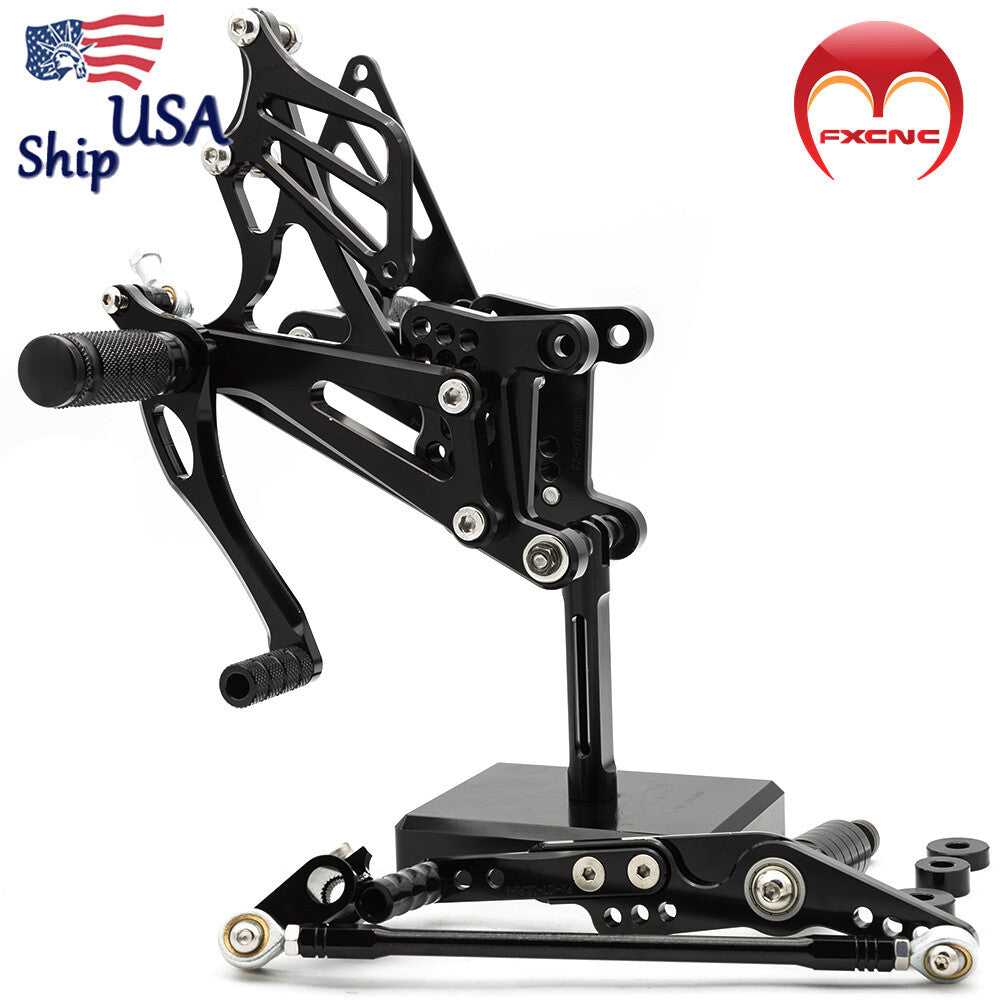 Suitable for Yamaha YZF R1 2007-2008 CNC geared footstool, foot spikes, pedals, and derailleur gears.
