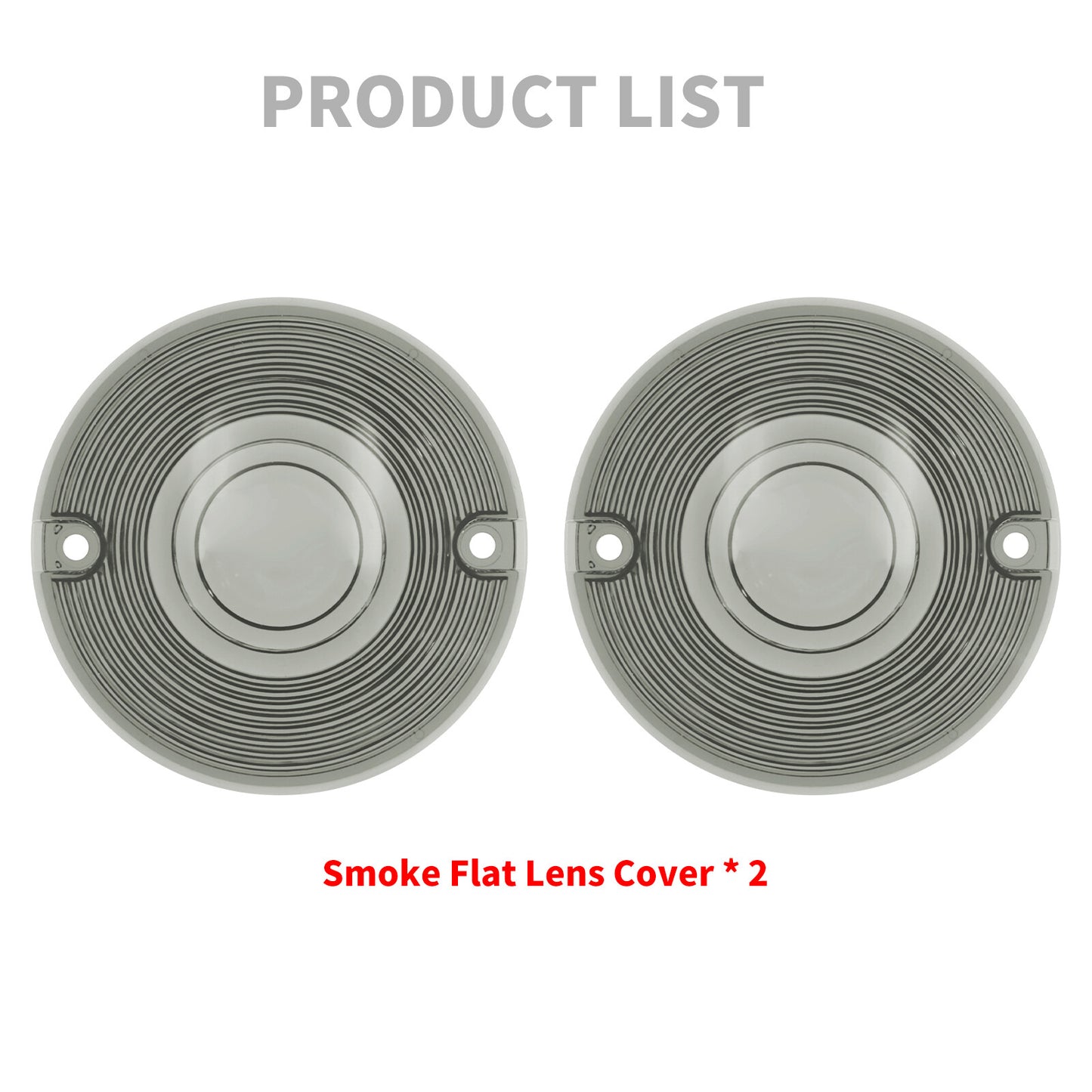 Smoke Turn Signal Light Lens Cover for Harley Touring Road Electra Glide 86-2023
