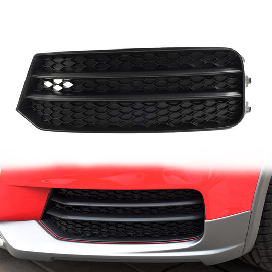 Honeycomb Mesh Front Bumper Air Guide Grille Cover for Audi A1 2014-2018